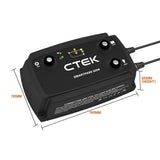 NNEMB Smartpass 120S DC/DC 120A Power Management System for Charging 12V Starter and Service Batteries