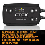 NNEMB Smartpass 120S DC/DC 120A Power Management System for Charging 12V Starter and Service Batteries