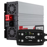 NNEMB D250SE DC/DC 20A Dual Battery Charger System + Pure Sine Wave 2500W/5000W Power Inverter Bundle