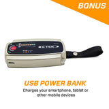 NNEMB D250SE Dual Input DC-DC 20A Smart Battery Charger with Power Bank