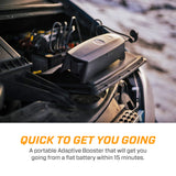 NNEMB CS FREE Portable Battery Charger and Maintainer-with Adaptive Boost-for Lead-acid and Lithium