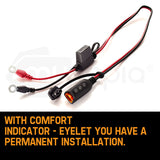NNEMB Battery Charger Comfort LED Indicator Eyelet Quick Connect M8 12V 56-382
