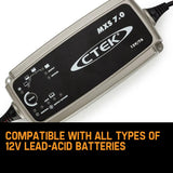 NNEMB MXS 7.0 12V Smart Battery Charger 7Amp Car Boat 4WD Caravan Gel AGM