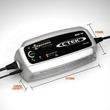 NNEMB MXS 10 Amp Smart Battery Charger 12V Car Caravan RV Boat Marine AGM