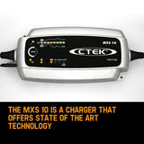 NNEMB MXS 10 Amp Smart Battery Charger 12V Car Caravan RV Boat Marine AGM