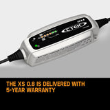 NNEMB XS0.8 Model 6 Stage Trickle Smart Battery Charger 12V Bike Car Boat ATV