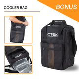 NNEMB MXS 5.0 12V 5 Amp Smart Battery Charger and Cooler Bag Combo