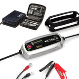 NNEMB MXS 5.0 12V 5Amp Smart Battery Charger Bumper Cover Tool Kit Combo Car Boat Tractor Marine AGM