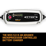 NNEMB MXS 5.0 12V 5Amp Smart Battery Charger Bumper Cover Tool Kit Combo Car Boat Tractor Marine AGM