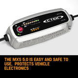 NNEMB MXS 5.0 12V 5Amp Smart Battery Charger Car Boat 4WD Caravan Bike Marine AGM