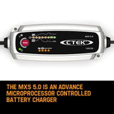 NNEMB MXS 5.0 12V 5Amp Smart Battery Charger Car Boat 4WD Caravan Bike Marine AGM