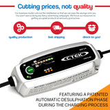NNEMB MXS 3.8 12V 3.8 Amp Smart Battery Charger Car Motorcycle Caravan AGM Bumper