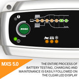 NNEMB MXS 3.8 12V 3.8 Amp Smart Battery Charger Car Motorcycle Caravan AGM Bumper
