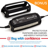 NNEMB MXS 3.8 12V 3.8 Amp Smart Battery Charger Car Motorcycle Caravan AGM Bumper