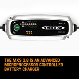 NNEMB MXS 3.8 12V Smart Battery Charger Bundle Kit-Comfort Indicator Eyelet