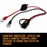 NNEMB MXS 3.8 12V Smart Battery Charger Bundle Kit-Comfort Indicator Eyelet
