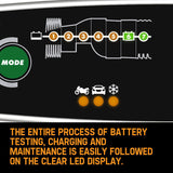 NNEMB MXS 3.8 12V 3.8 Amp Smart Battery Charger Car Motorcycle Caravan Camper AGM