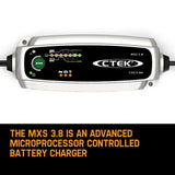 NNEMB MXS 3.8 12V 3.8 Amp Smart Battery Charger Car Motorcycle Caravan Camper AGM