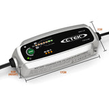 NNEMB MXS 3.8 12V 3.8 Amp Smart Battery Charger Car Motorcycle Caravan Camper AGM