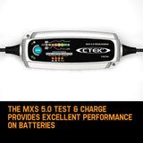 NNEMB MXS 5.0 Test and Charge Battery Charger 12V 5Amp Deep Cycle AGM