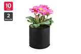 NNEKG Fabric Pot Plant Grow Bags (2 Gallon 10 Pack)