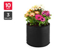NNEKG Fabric Pot Plant Grow Bags (3 Gallon 10 Pack)