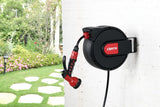 NNEKG 10m Retractable Garden Hose Reel with Spray Gun