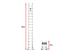 NNEKG 5m Telescopic Foldable Ladder