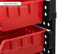 NNEKGE 30 Bin Wall Mounted Rack Storage