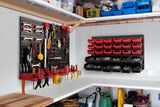 NNEKGE 54 Bin Wall Mounted Rack Storage