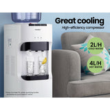 NNEDSZ Water Dispenser Cooler Chiller Hot Cold Taps Purifier Stand White Black