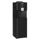 NNEDSZ Water Dispenser Cooler Hot Cold Taps Purifier Stand 20L Cabinet Black