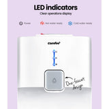 NNEDSZ Water Dispenser Cooler Hot Cold Taps Purifier Stand 20L Cabinet White