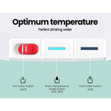 NNEDSZ Water Dispenser Cooler Hot Cold Taps Purifier Stand 20L Cabinet White