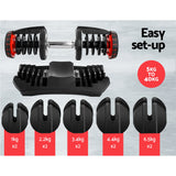 NNEDSZ Adjustable Dumbbells Dumbbell Set Rubber Weight Plates