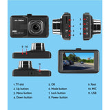 NNEDSZ  Dash Camera 1080P HD Cam Car Recorder DVR Video Vehicle Carmera 32GB