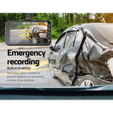 NNEDSZ 4 Inch Dual Camera Dash Camera - Black