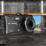 NNEDSZ 4 Inch Dual Camera Dash Camera - Black