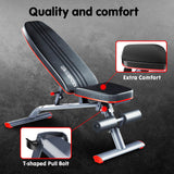 NNEDPE Powertrain Home Gym Bench Adjustable Flat Incline Decline FID 250KG Load