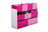 NNEKG Delta Children Deluxe Toy Organiser (White Pink)