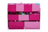 NNEKG Delta Children Deluxe Toy Organiser (White Pink)