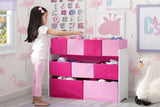 NNEKG Delta Children Deluxe Toy Organiser (White Pink)