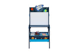 NNEKG Delta Children Space Adventures Wooden Activity Easel with Storage (Blue)
