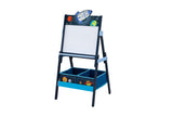 NNEKG Delta Children Space Adventures Wooden Activity Easel with Storage (Blue)