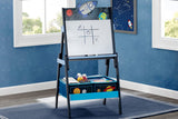 NNEKG Delta Children Space Adventures Wooden Activity Easel with Storage (Blue)