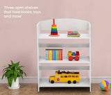 NNEMB Kids Furniture Bookshelf-White