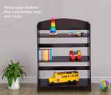 NNEMB Kids Furniture Bookshelf-Dark Chocolate