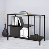 NNEIDS 3-Tier Console Table Office Furniture Desk Hallway Side Entry Hall Display Shelf