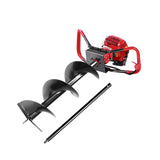 NNEDSZ 80CC Petrol Post Hole Digger Drill Borer Fence Extension Auger Bits