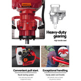 NNEDSZ 80CC Petrol Post Hole Digger Drill Borer Fence Extension Auger Bits